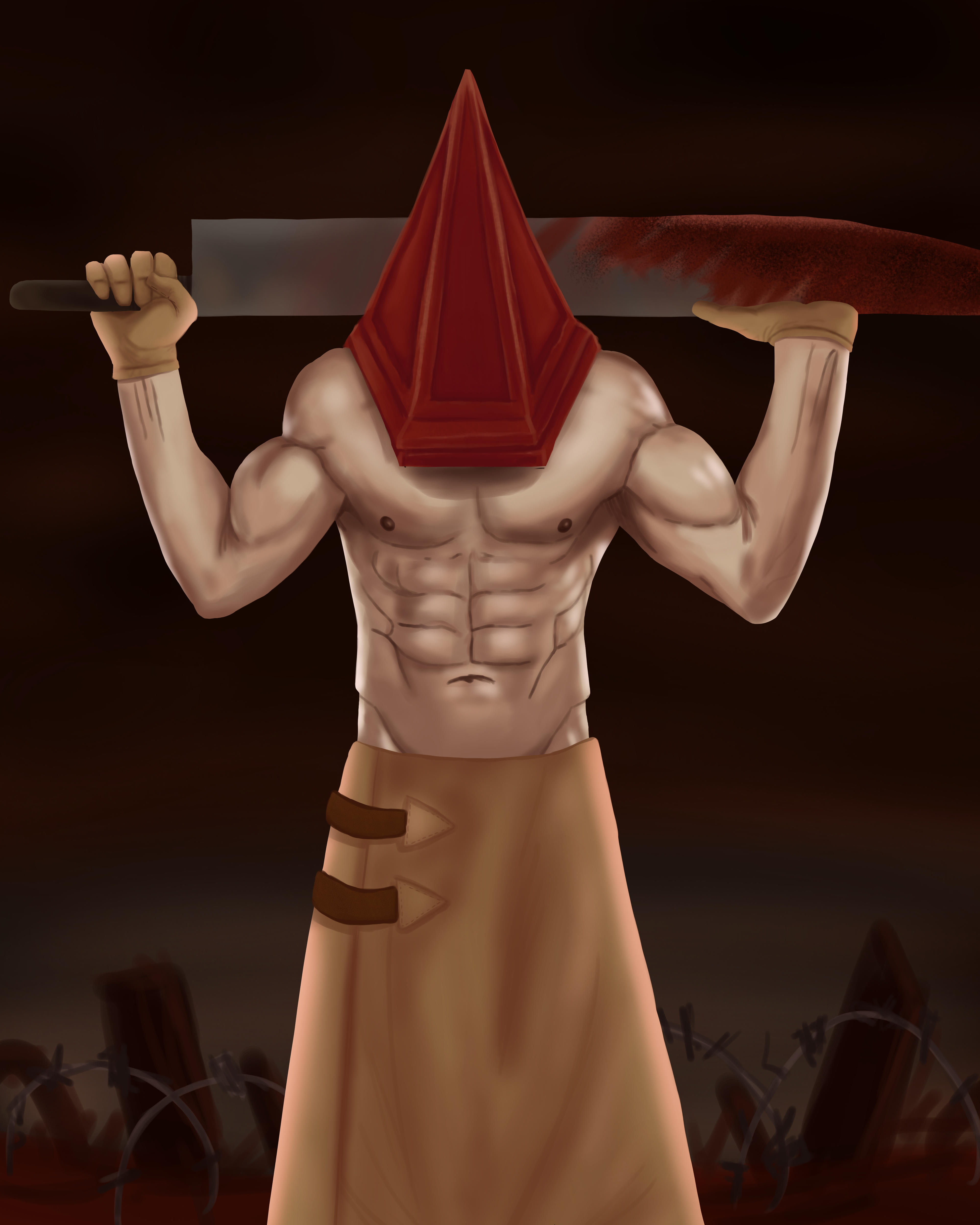 Pyramid Head ~ Dead by Daylight Fanart by Imoogi-Nascent on DeviantArt