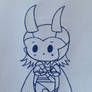 Chibi Loki Black and White