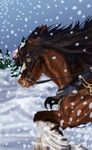Shire Horses and Snowflakes - Collaboration