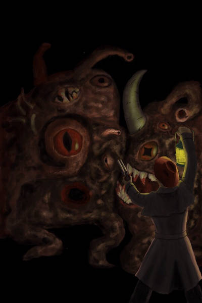 Shoggoths in the Darkness by Artfoundry