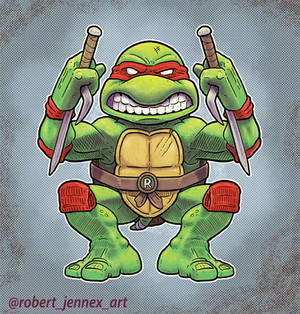 Raph is crude, rude and ready to fight