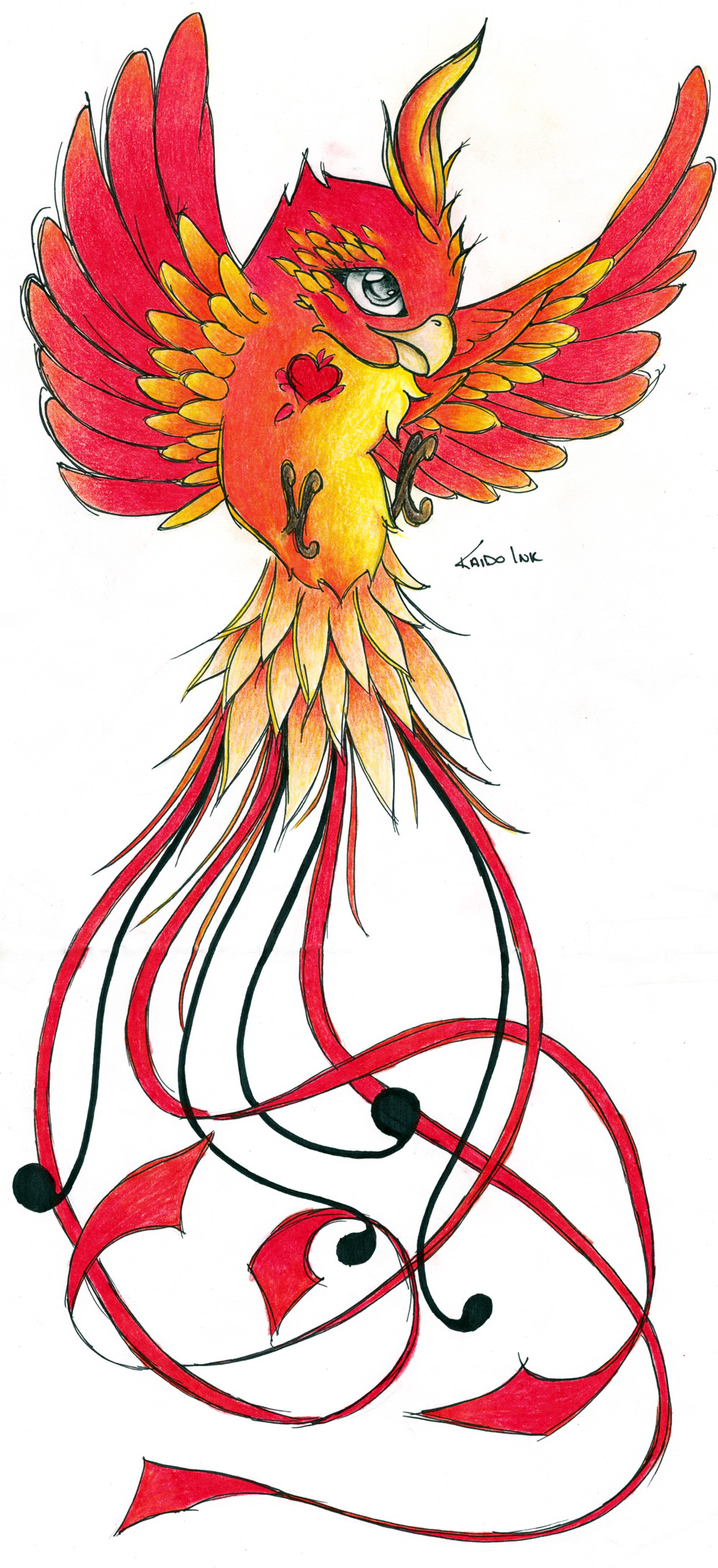 Baby Phoenix by ChaosKaitlyn on DeviantArt