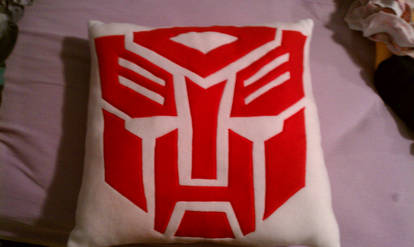 Transformers Pillow Autobot Side