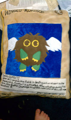 YGO Winged Kuriboh Card Pillow