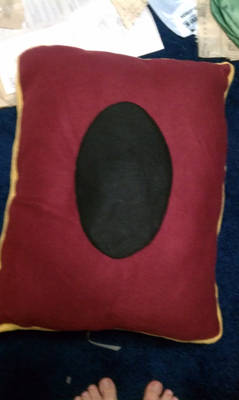 YGO Card Pillow Reverse Side