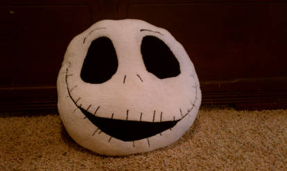 Jack Skellington Head Pillow