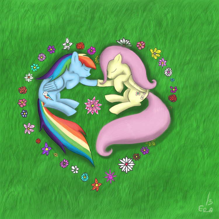 Flutterdash heart