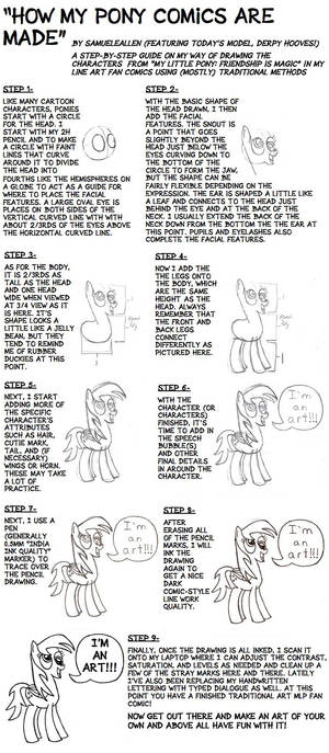 How My Pony Comics Are Made