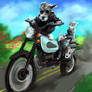 Canine bikers