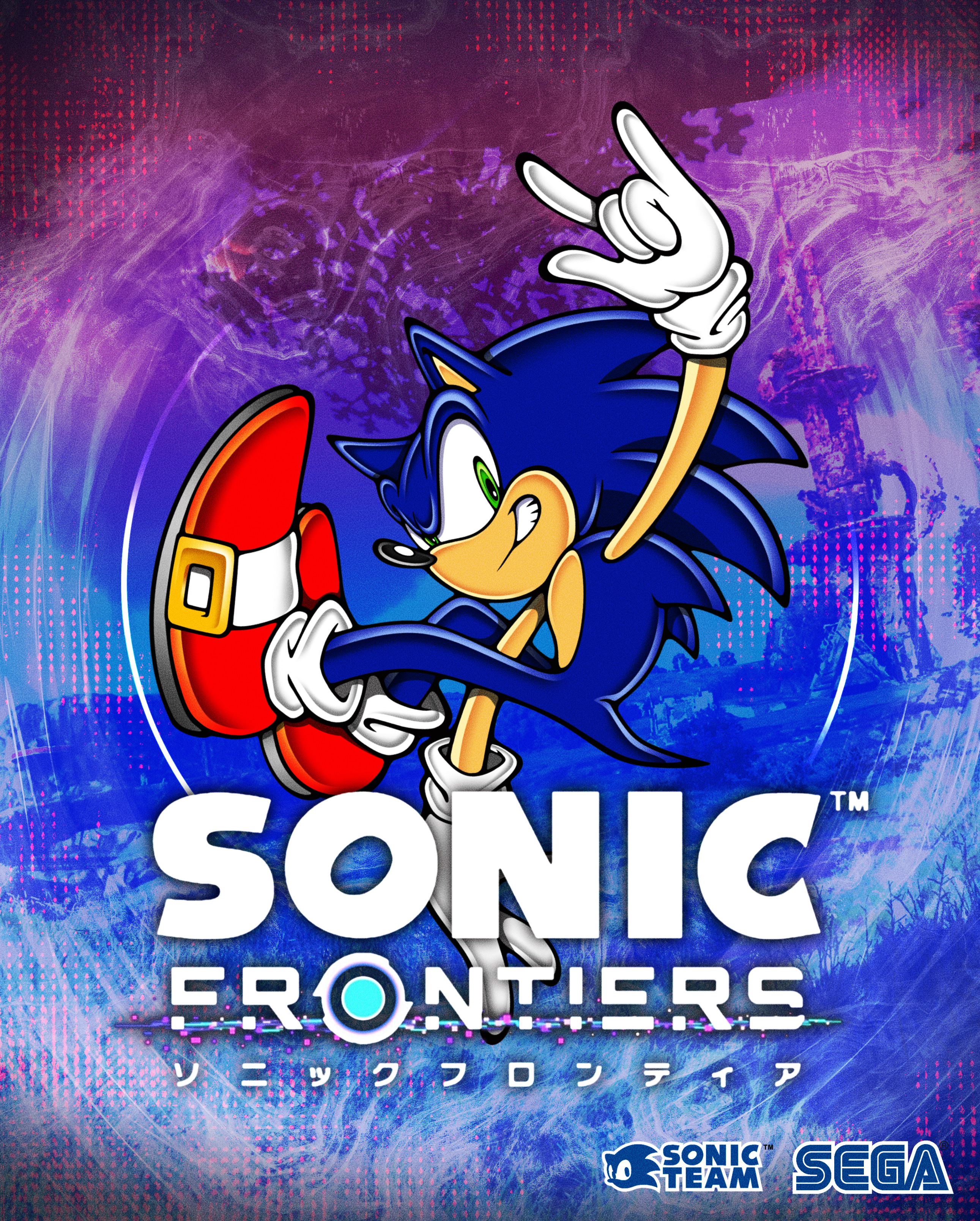 W.I.P.) Poster Não Finalizado de Sonic Frontiers