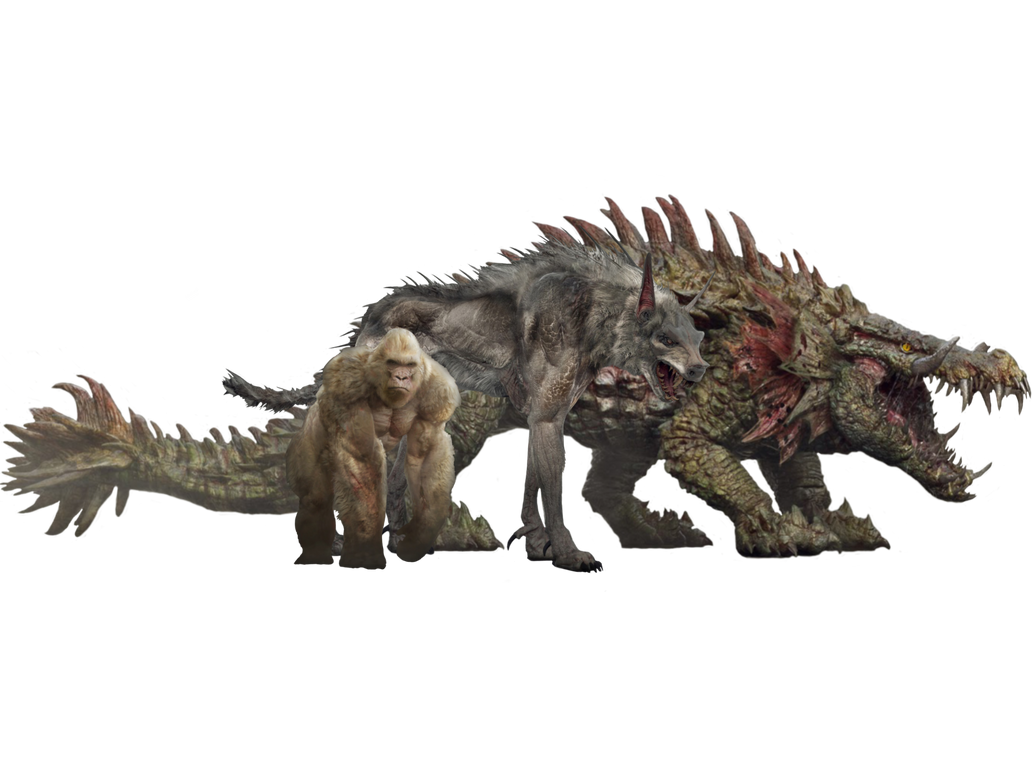 George,ralph and Lizzie rampage png by DINOBOY768 on DeviantArt