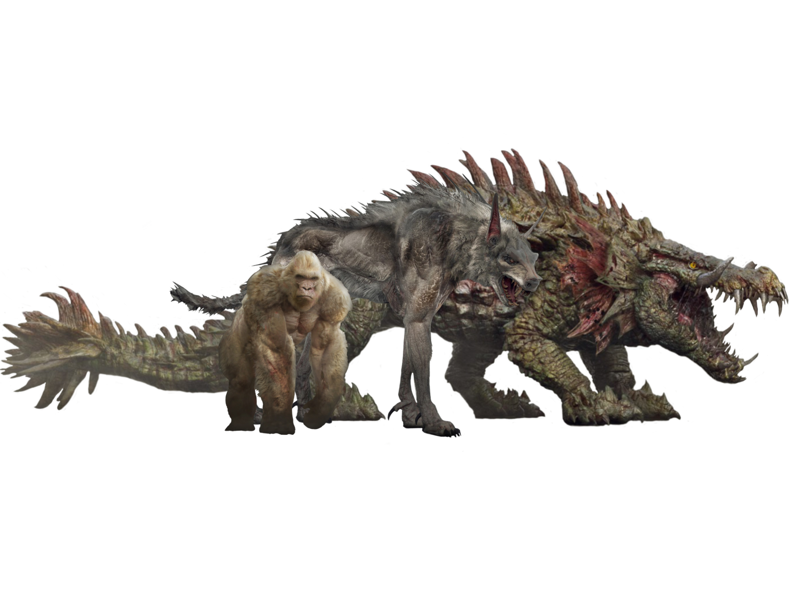 George,ralph and Lizzie rampage png by DINOBOY768 on DeviantArt