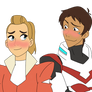 Lance and adora/she-ra in love png