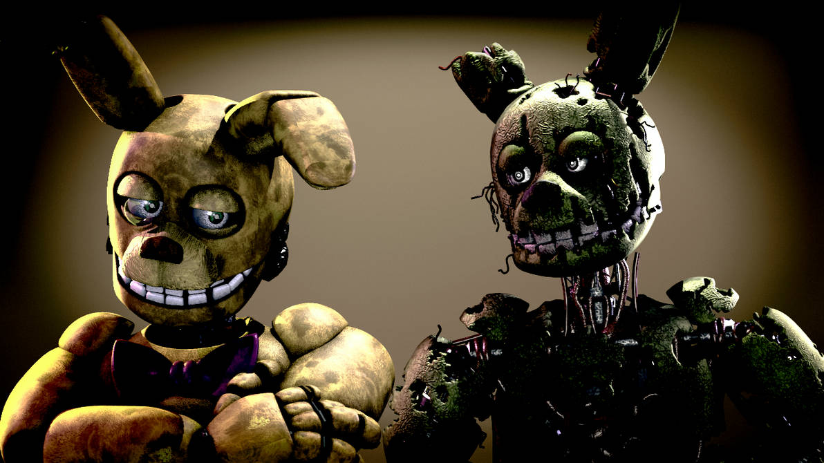 Spring Bonnie And Springtrap by JonneMasselink on DeviantArt