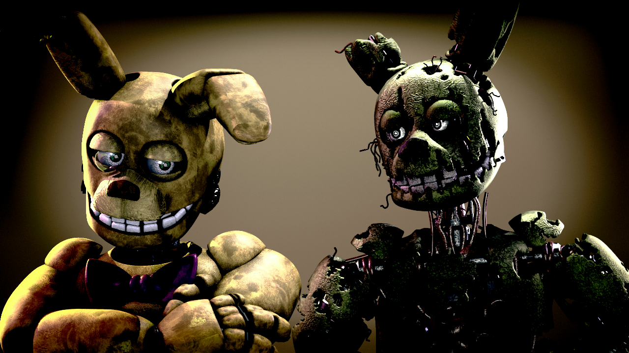 Spring Bonnie And Springtrap by JonneMasselink on DeviantArt