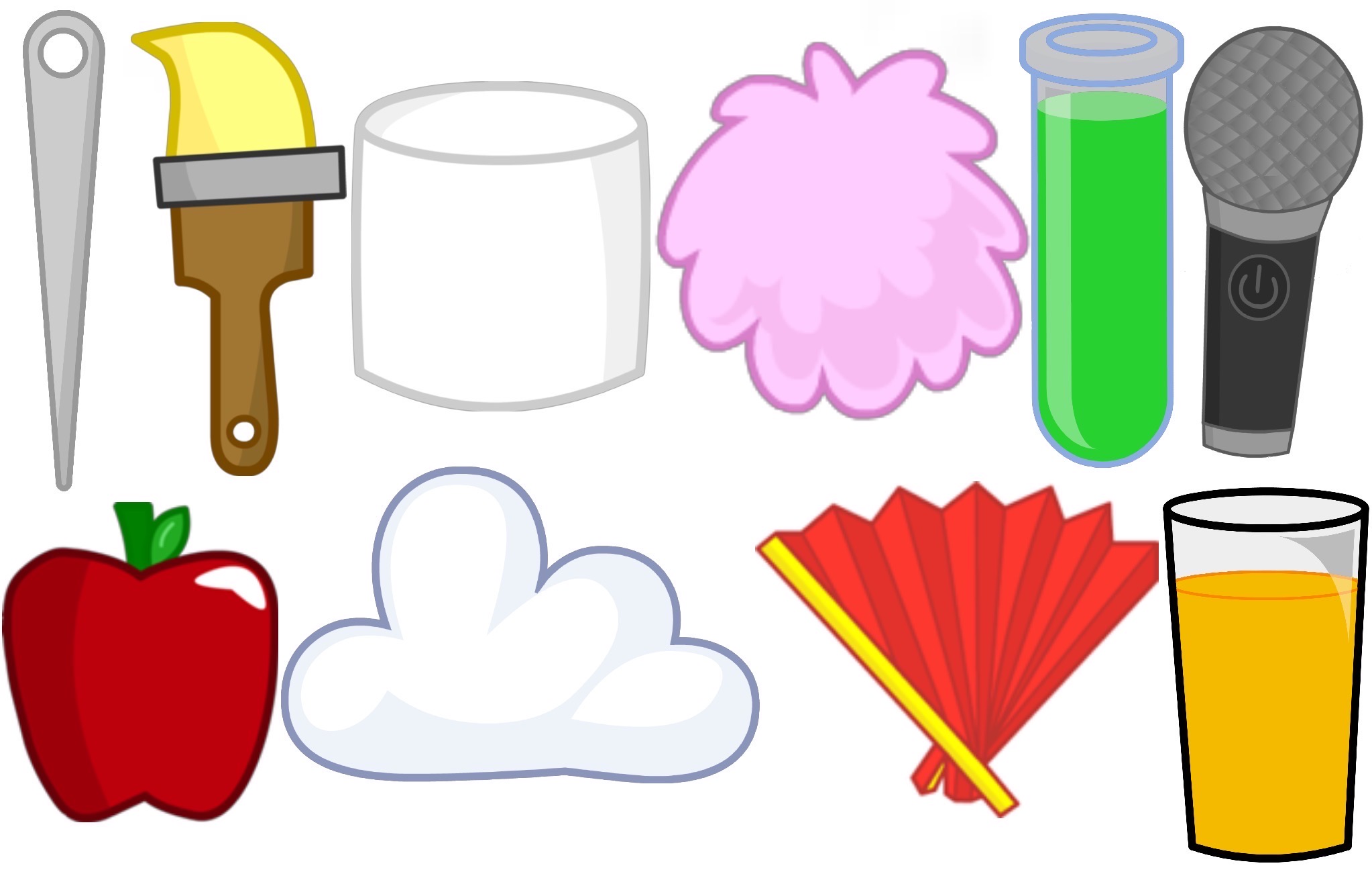 BFDI assets I made in my style by CREATIVEKID2030 on DeviantArt