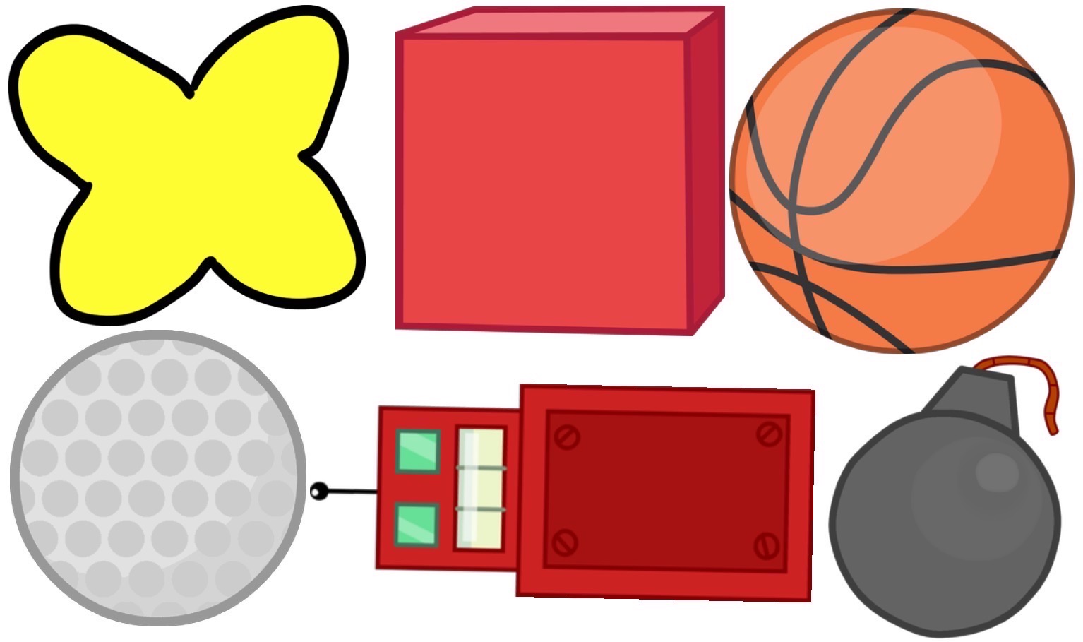 BFDI assets I made in my style by CREATIVEKID2030 on DeviantArt