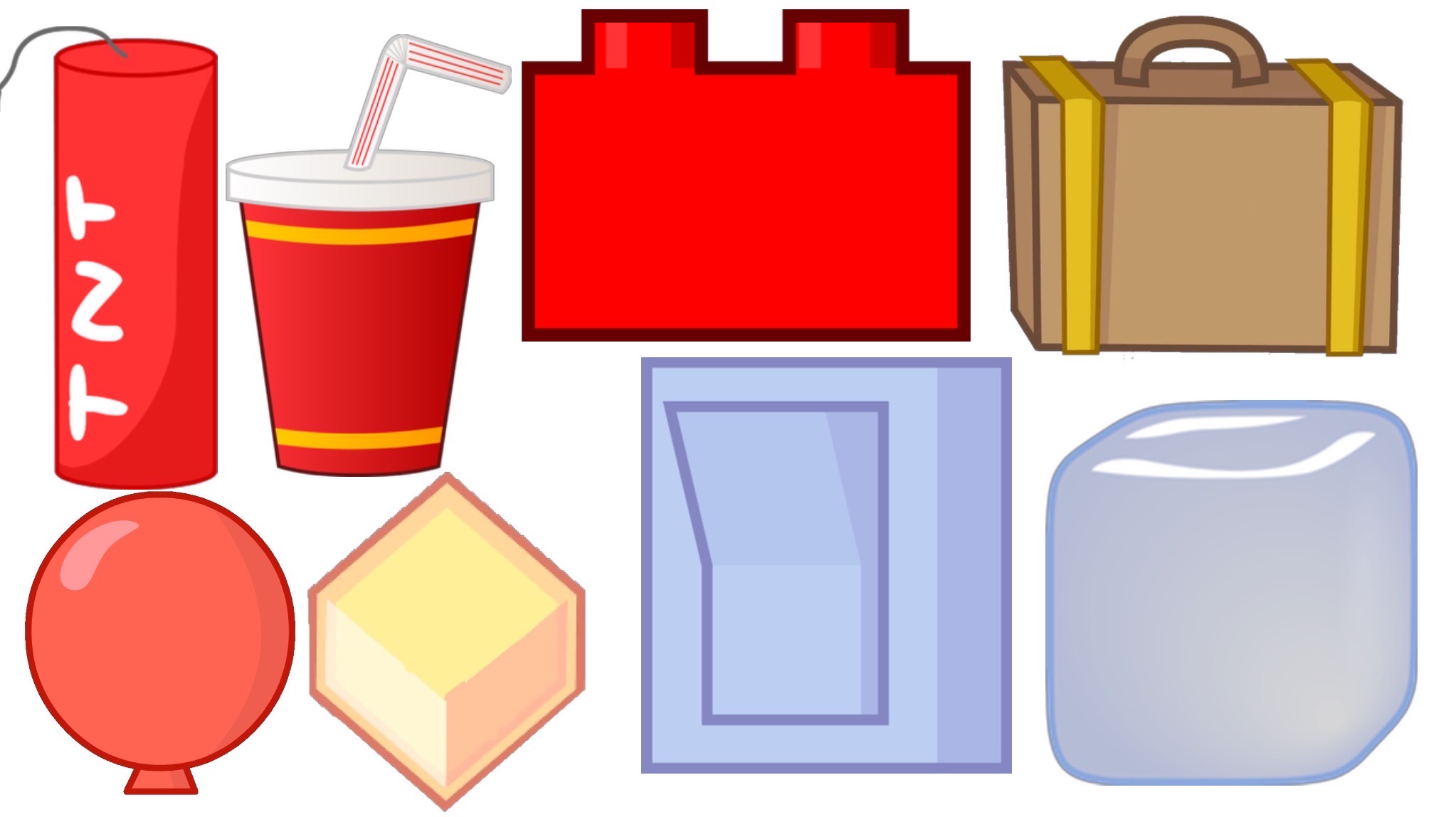 BFDI assets I made in my style by CREATIVEKID2030 on DeviantArt