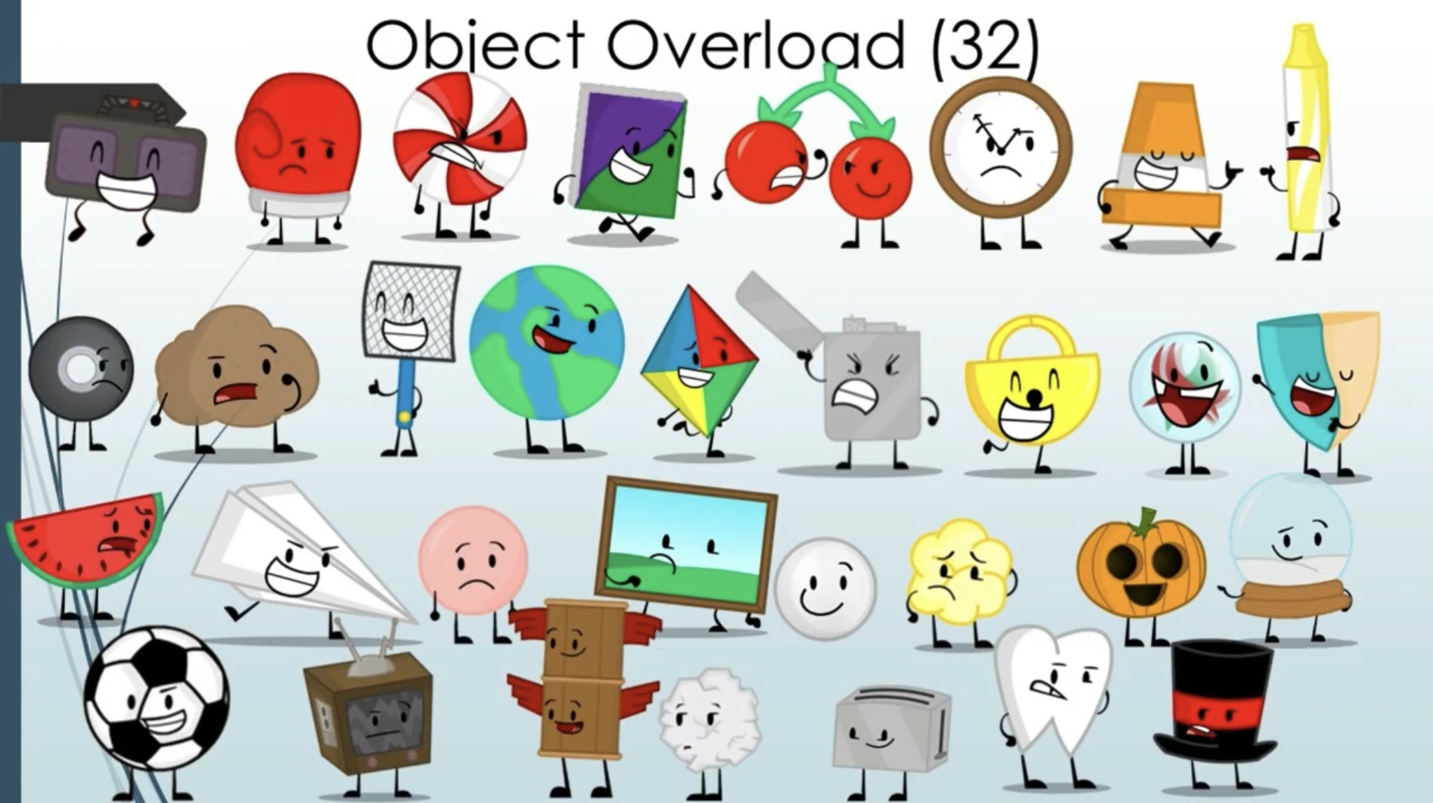 Object Overload Characters by ThomasThePro360 on DeviantArt