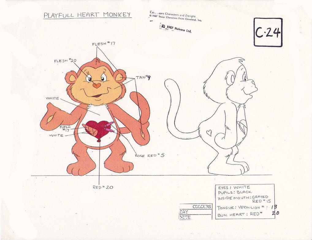 Playful Heart Monkey Model Sheet by ThomasThePro360 on DeviantArt