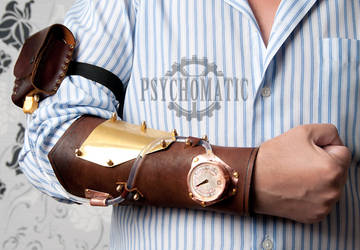 Steampunk bracer (blue off)