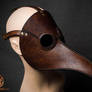 Brown plague doctor mask