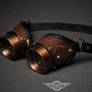 Steampunk copper goggles Blair