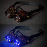 LED teslapunk goggles Hydra