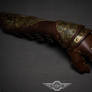 Steampunk leather glove