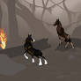 Escort through the Fire Swamps