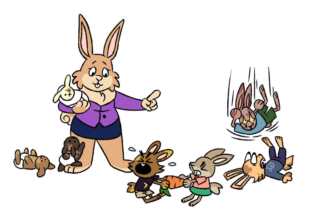 Momma rabbit by Sinisteryy on DeviantArt