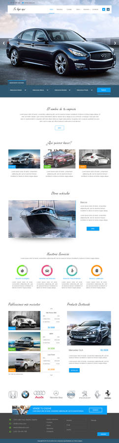 Landing Page - Rent/Sell/Buy Cars