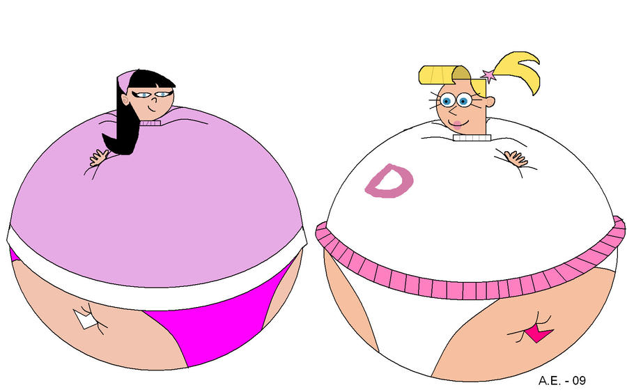 Trixie and Veronica inflated by ZigZag123 on DeviantArt.