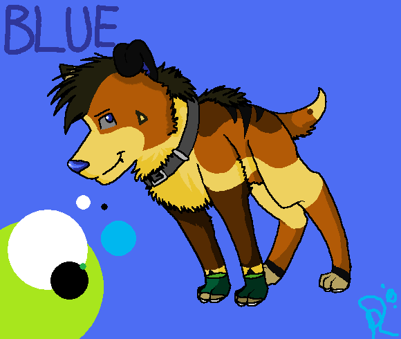 Blue fanart by xDawnWolf on DeviantArt