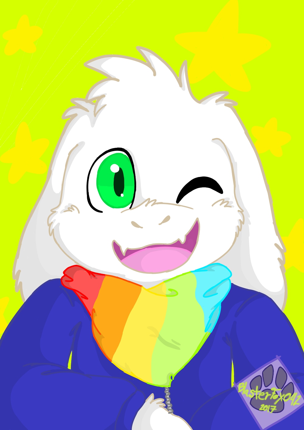 Storyshift!Asriel by BlasterFox042 on DeviantArt
