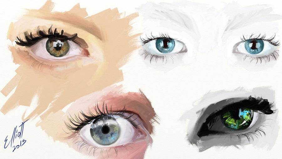 Eyes painting