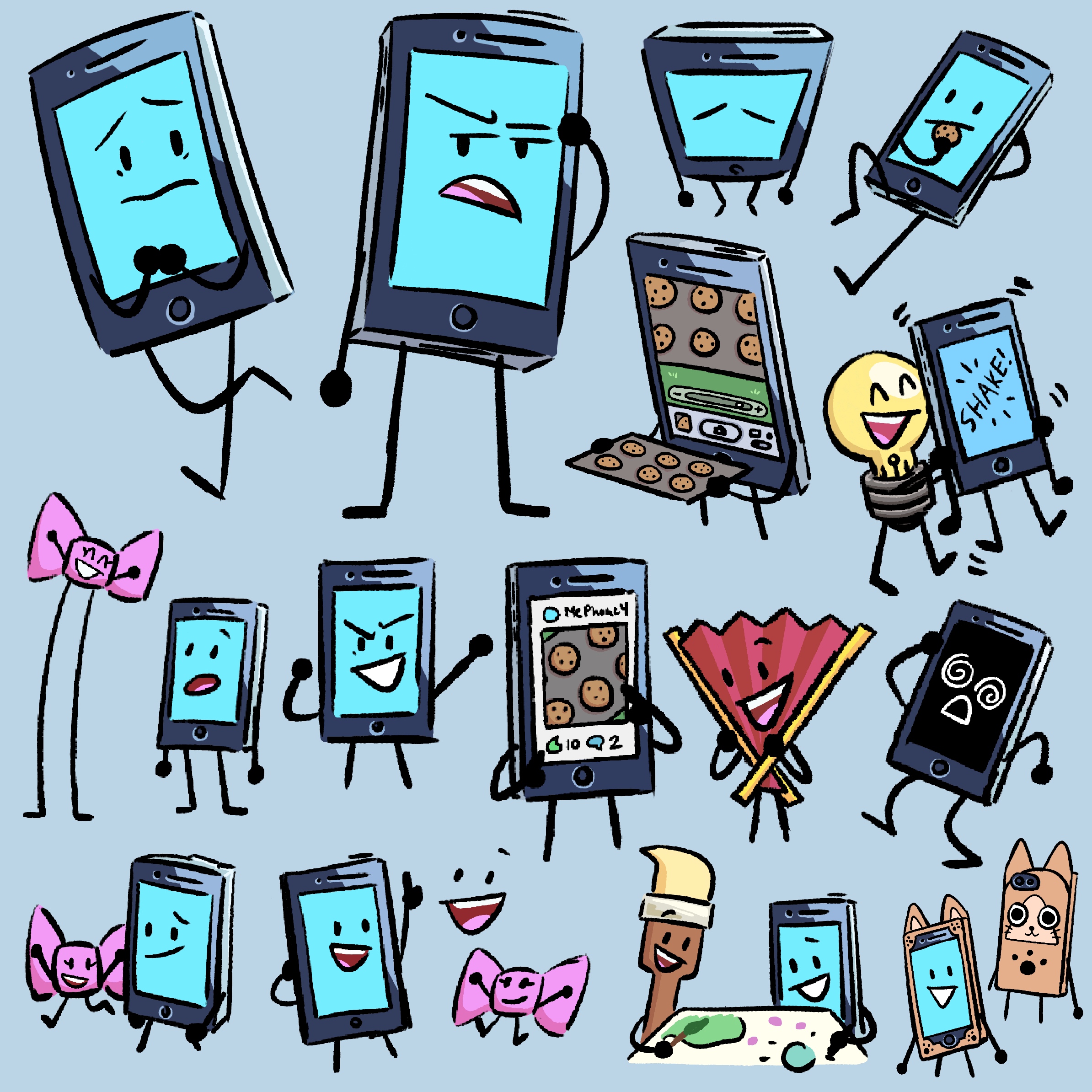 Inanimate Insanity Sketches #1 by AnizyArt on DeviantArt