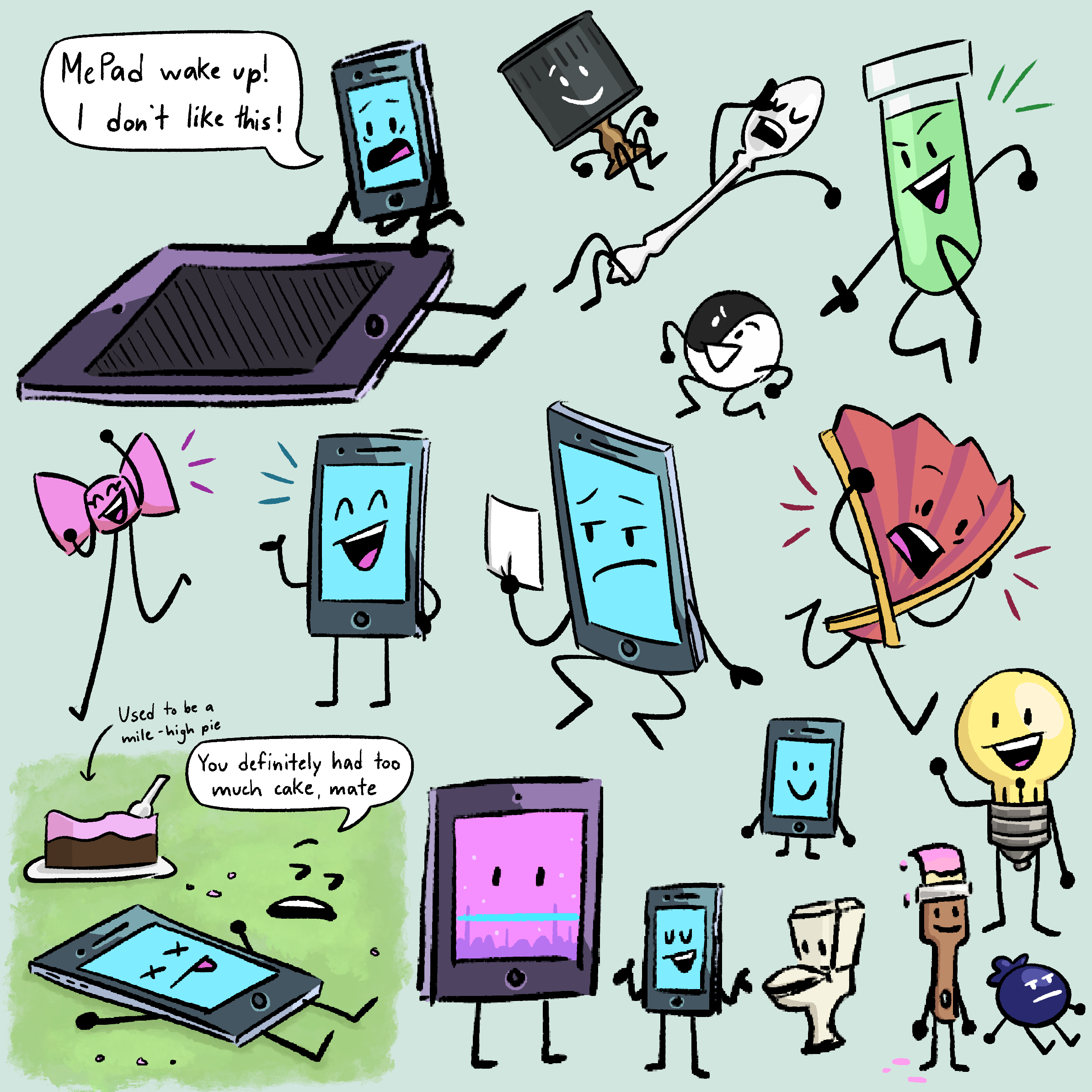Inanimate Insanity Sketches #2 by AnizyArt on DeviantArt
