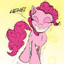 Pinkie happy
