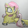Fluttershy Preening - Me and Aero