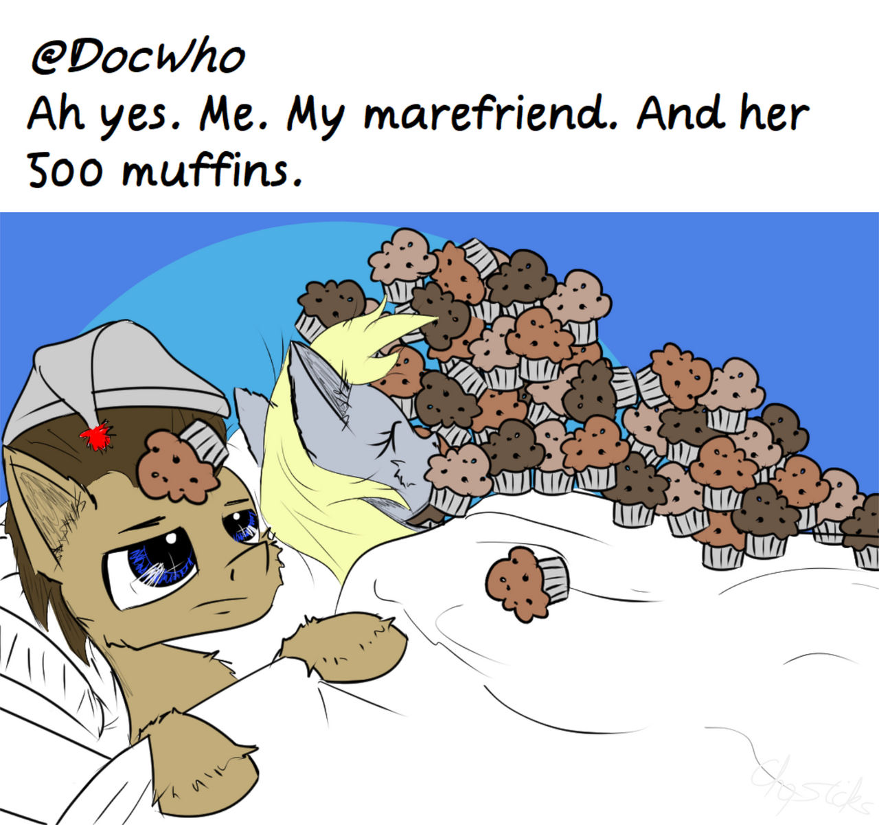 Me. My Marefriend. (Doc and Derp)