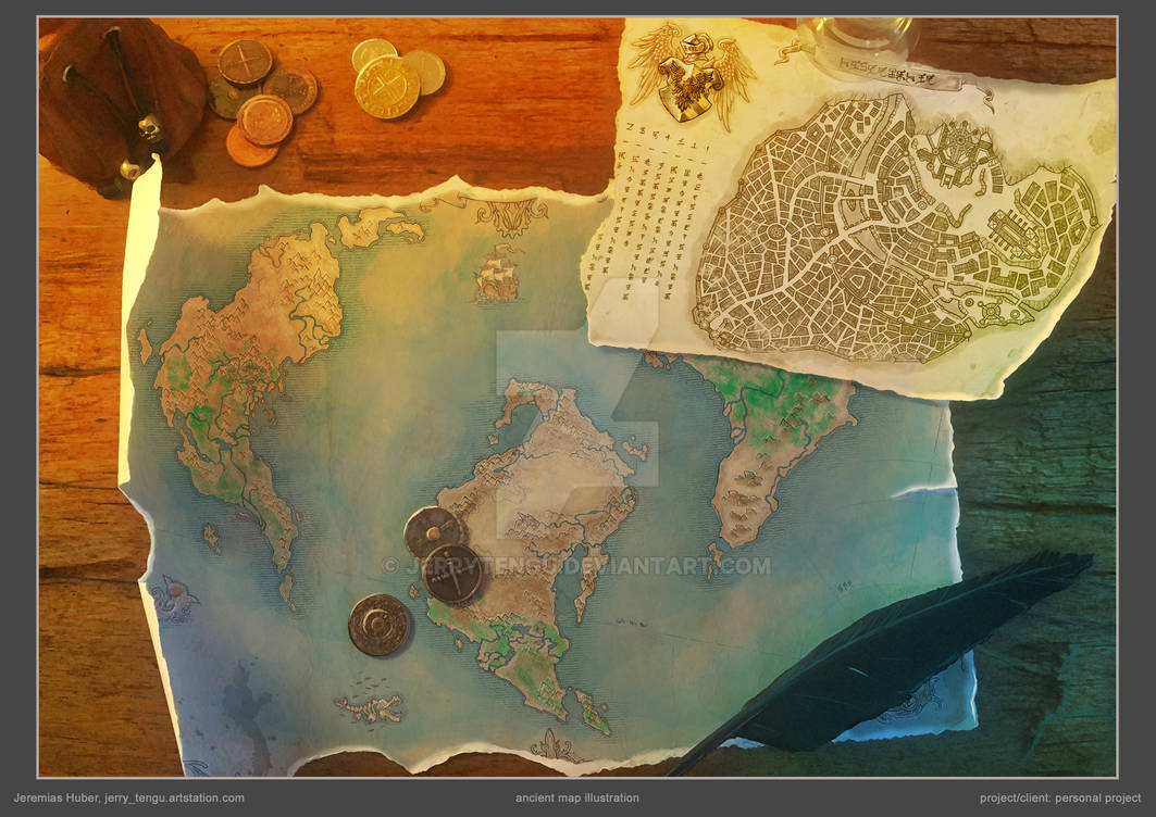 fantasy maps by JerryTengu on DeviantArt