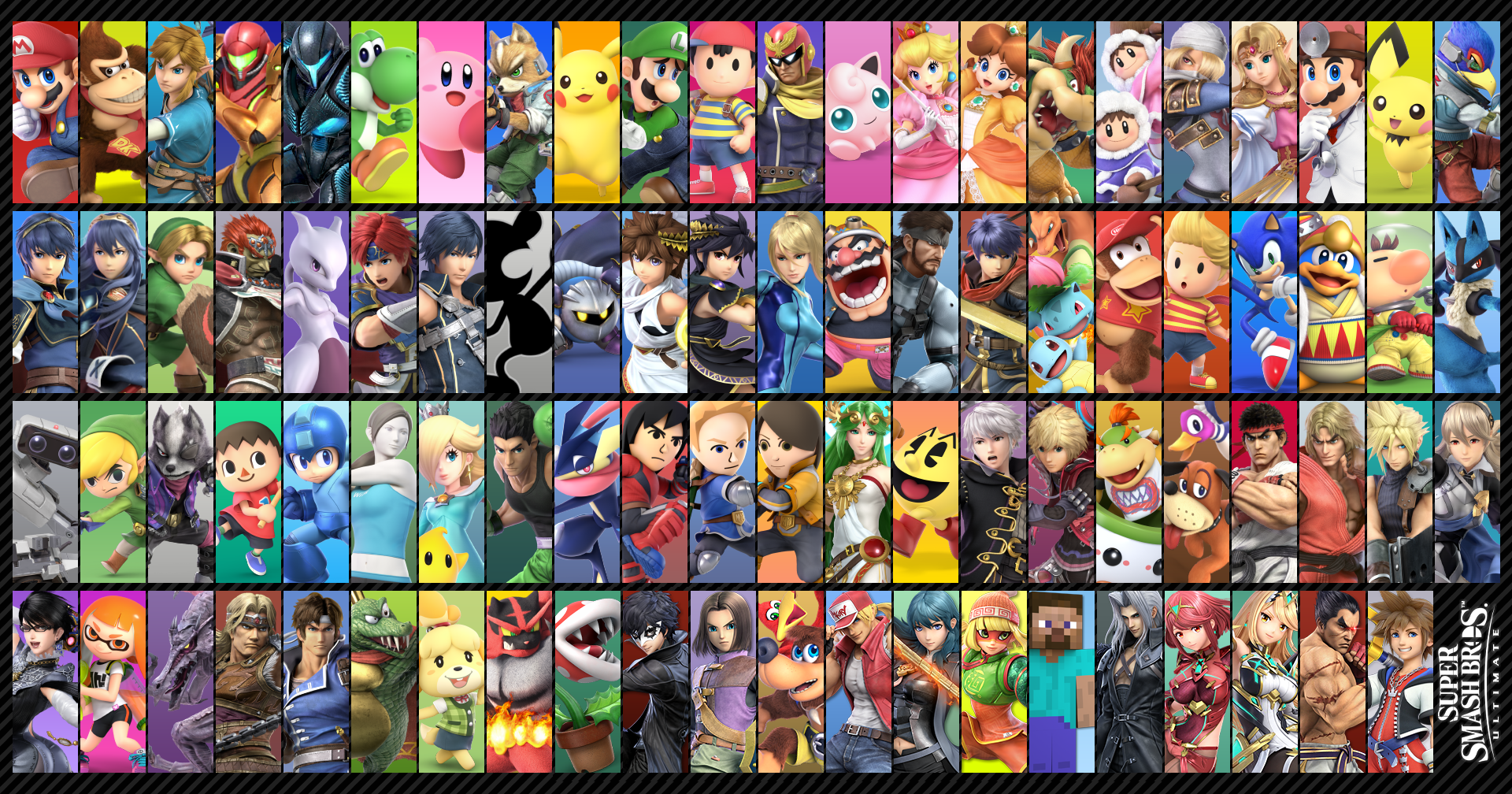 Super Smash Bros. Ultimate - All Characters 