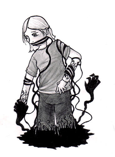 Dark Scared Face ← a people Speedpaint drawing by Balisong - Queeky - draw & paint