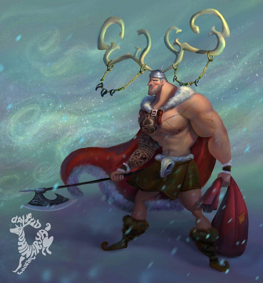 Viking Santa by Ardinaryas