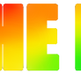 The Movie logo rainbow