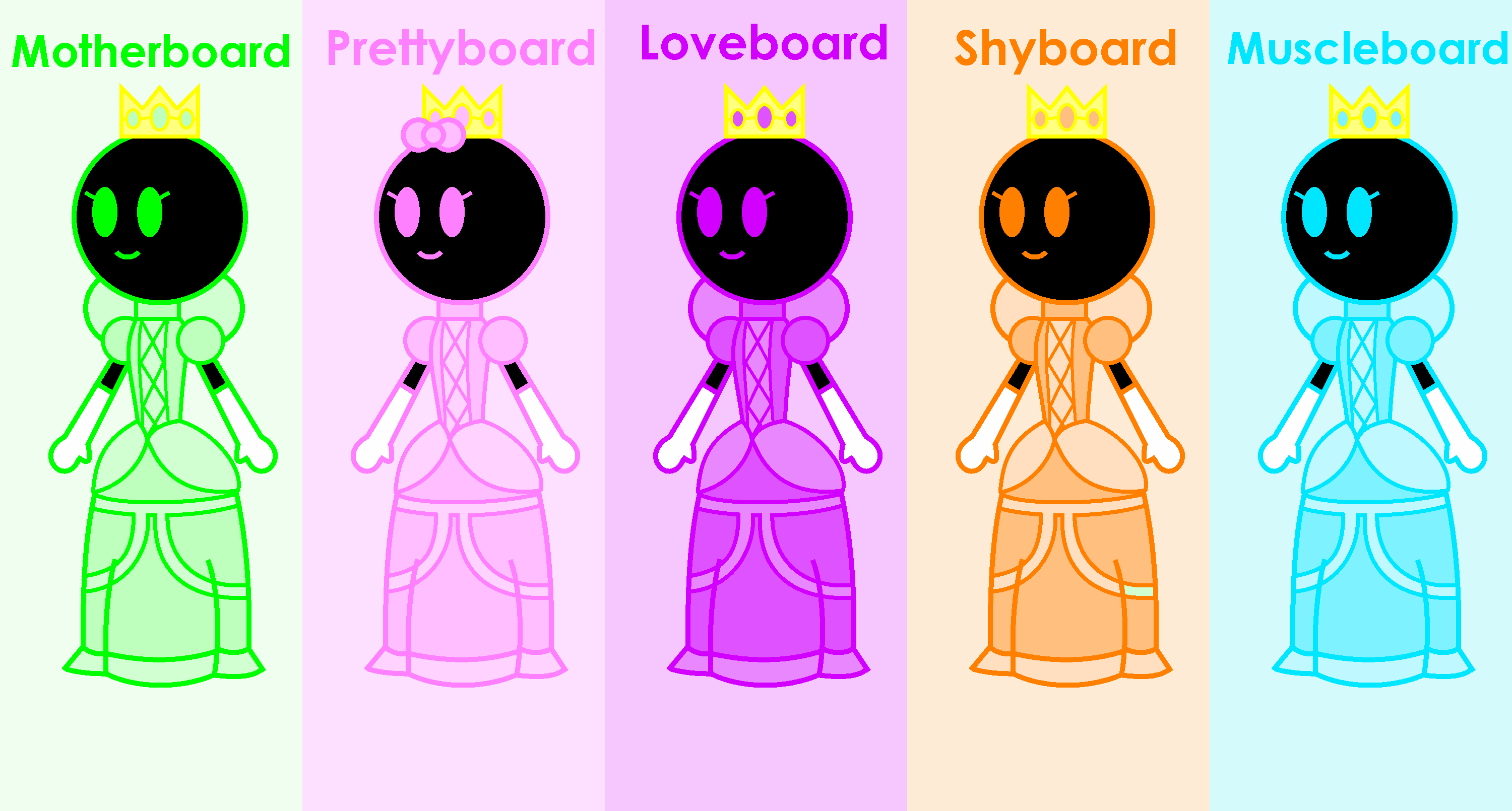 Paper Databrawl Motherboards Part 1 by SandyKim on DeviantArt