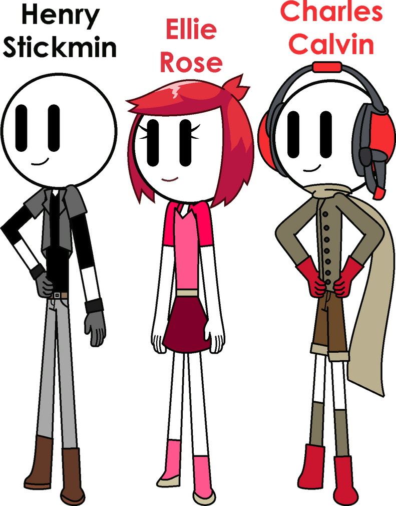 The Henry Stickmin characters in AOYH by SandyKim on DeviantArt