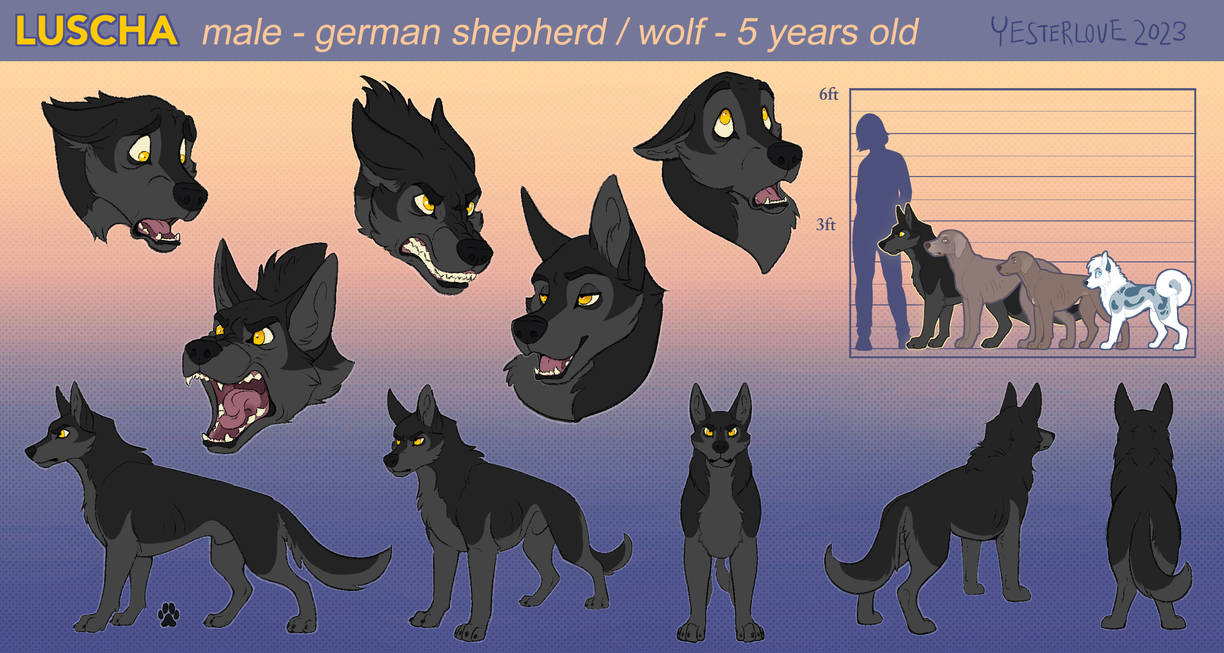 Luscha luscha model sheet by Yesterlove on DeviantArt