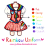 Rainbow Uniform - Sweetie Quartet